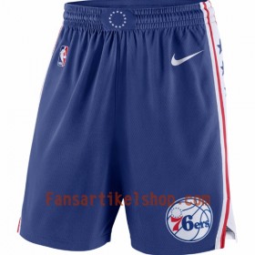 NBA Philadelphia 76ers Herren Shorts Blau Nike Swingman